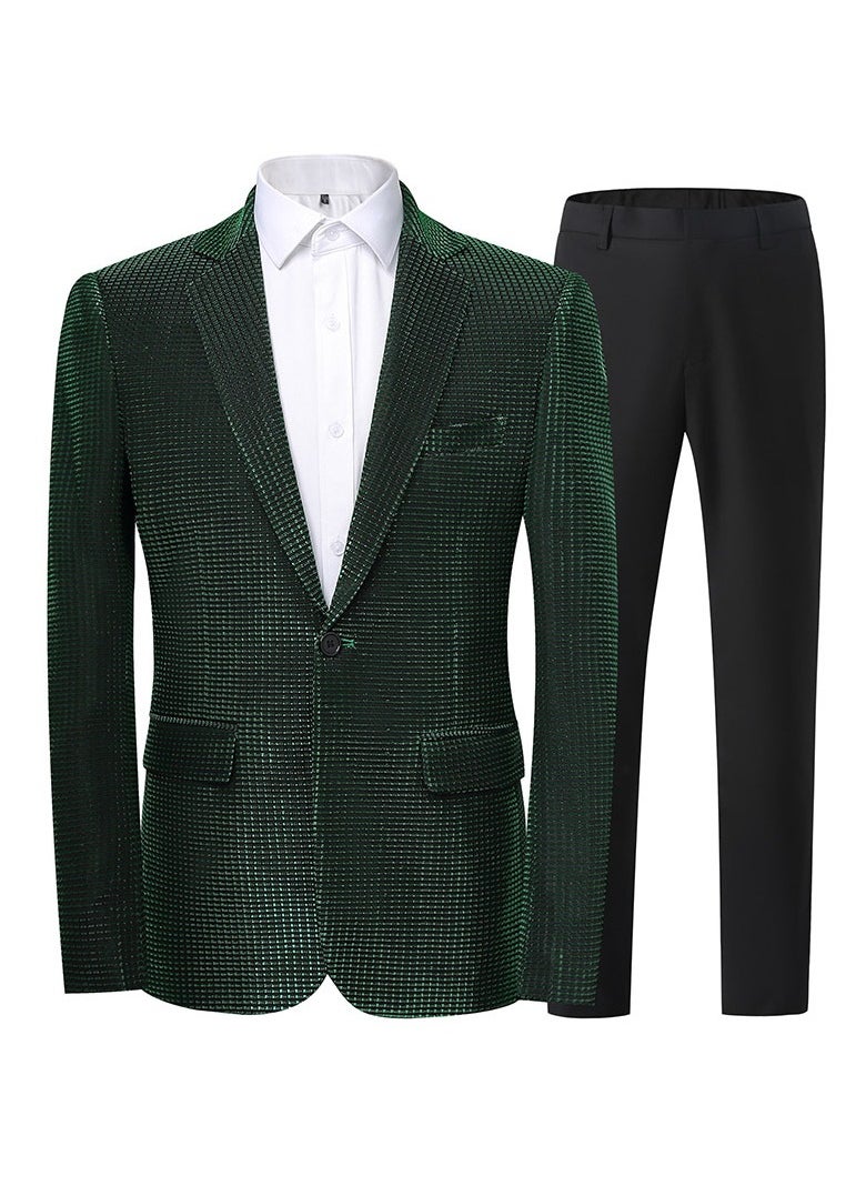 KUYING New Slim Fit Suit Two-Piece Set  - Image 1
