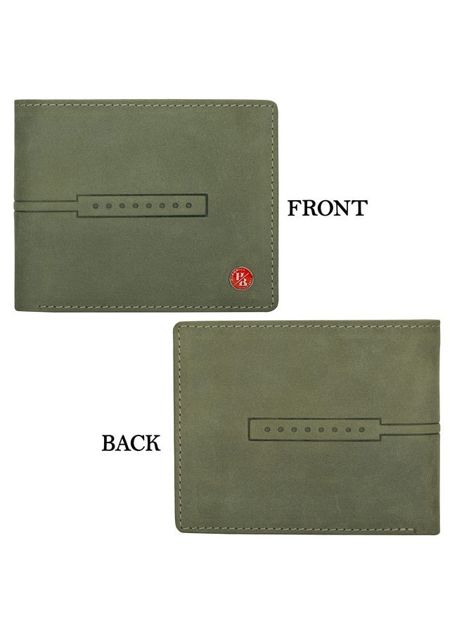 HORNBULL HORNBULL David Green RFID Blocking Leather Wallet for Men  - Image 4