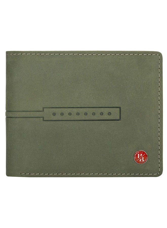 HORNBULL HORNBULL David Green RFID Blocking Leather Wallet for Men  - Image 1