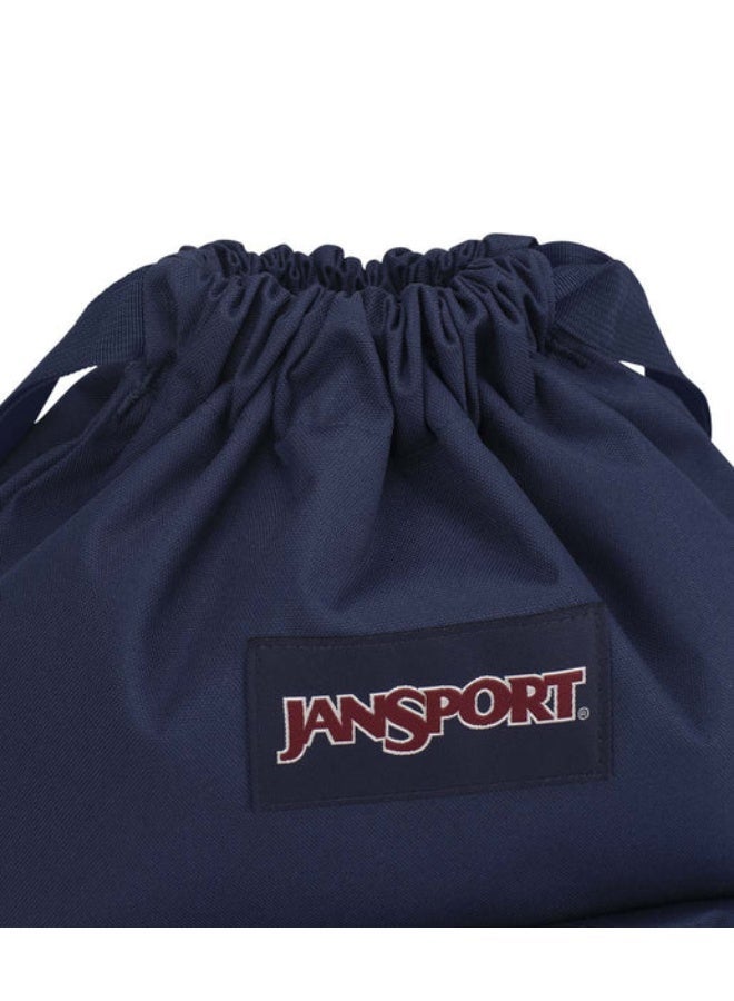 JANSPORT Drawsack Drawstring Bag with Adjustable Shoulder Straps,14L, 0.19kg - Navy - Image 5