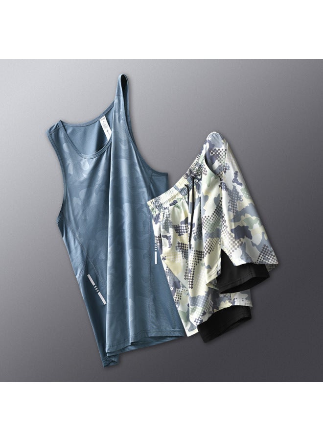 Generic Men's Swimsuit Anti-embarrassment Vest Suit Swimming Trunks Men's Summer Swimming Trunks Boys Full-body Top Quick-drying Equipment 
