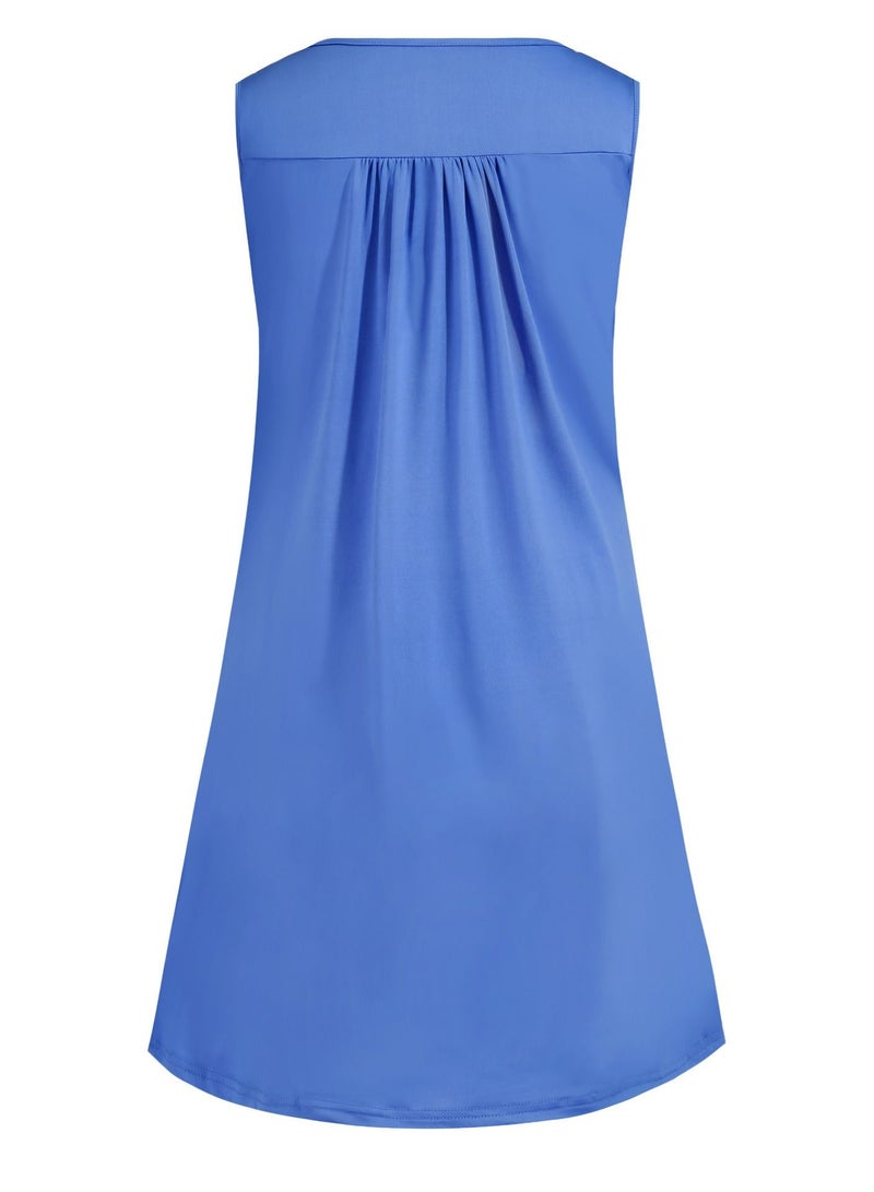 Loquat Fashion Simple Vest Casual Sleeveless Dress - Image 2