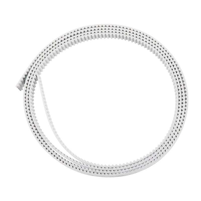 2gt Pu Timing Belt 10mm Width White Open Loop Synchronization Belt for 3D Printer Pulley for CNC and Industrial Use - Image 1