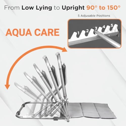AQUACARE Hospital Back Rest for Bed – Adjustable Back Support for Patients, Post Surgery & Paralysis Care – Padded Cushion, Universal Fit - Image 3