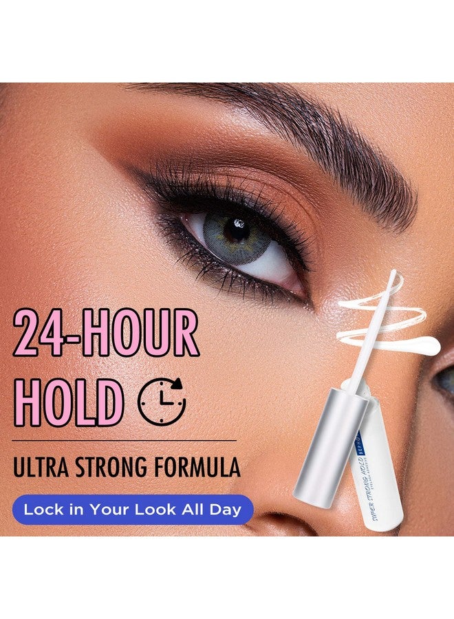 BEPHOLAN Eyelash Glue, Super Strong Hold For False Eyelashes, Lash Glue, Eyelash Adhesive, Latex Free, Suitable For Sensitive Eyes, Waterproof, White 0.176 Oz - Image 3