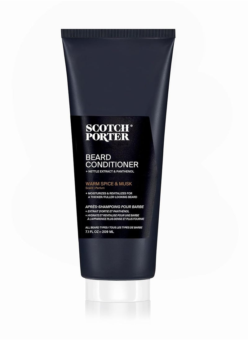 scotch porter - Scotch Porter Hydrate & Nourish Beard Conditioner – Long-Lasting Moisture Helps Strengthen, Reduce Frizz & Promote Healthy Hair Growth for Dull, Dry, Coarse Beards – Original Scent, 7.1 oz. Bottle - Image 1