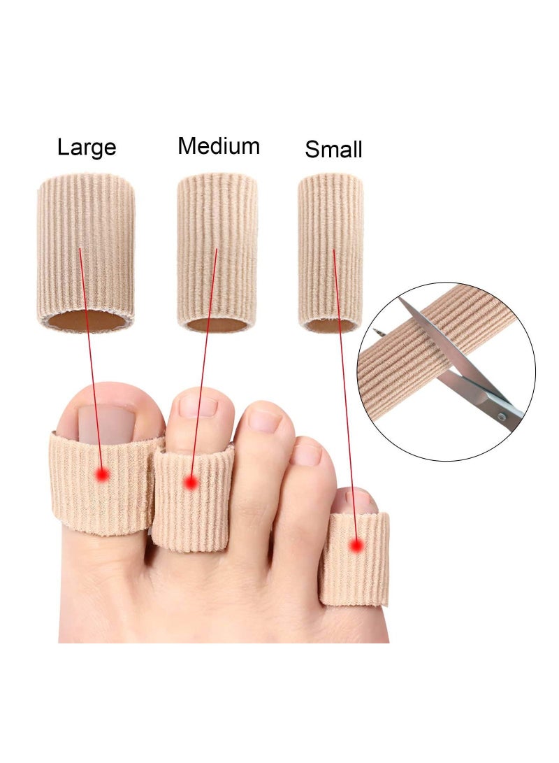 3 قطع من جل وسادة إصبع القدم الأنبوبية تخفف وتحمي بثور الذرة الهاميرتو - Image 2