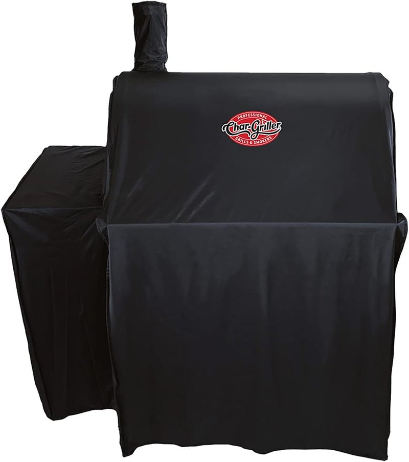 Char-Griller 5555 Grill Cover, Fits Models: 3018, 2121, 2222, 2828, 2727, 2929, 1224, E1224, 1329, 1334, Black - Image 1