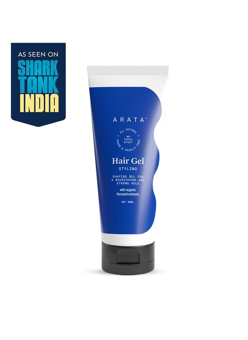 Arata Styling Hair Gel (50 ML) For All Hair Types Tames Flyaways Adds Strong Hold And Definition Creates Slicked-Back Looks Adds Texture and Control