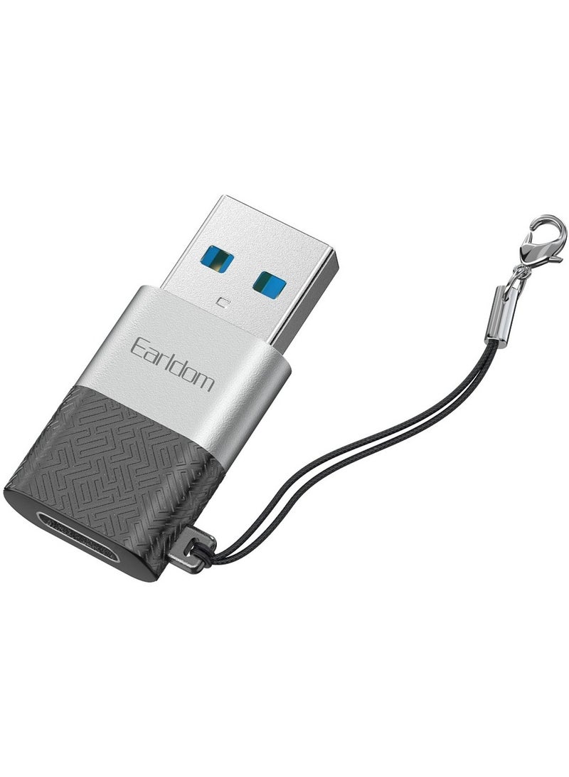 Earldom OT75 USB-C to USB 3.0 Adapter | High-Speed Data Transfer Converter | Compact & Durable Design for Laptops, Smartphones, Tablets | Plug & Play USB-C to USB-A Connectivity - Image 1
