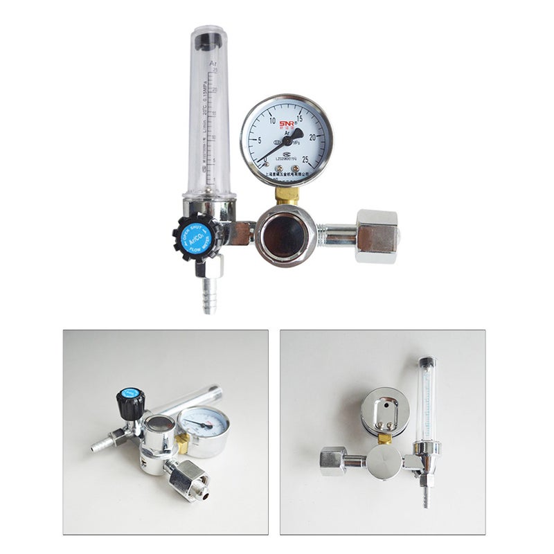 مقياس تدفق الأرجون مقاوم للتسرب G5/8'' 0-25 ميجاباسكال - منظم ضغط الغاز - مقاوم تدفق الأرجون - صمام تنظيم ضغط الأرجون - مخفض ضغط الأرجون - Image 2