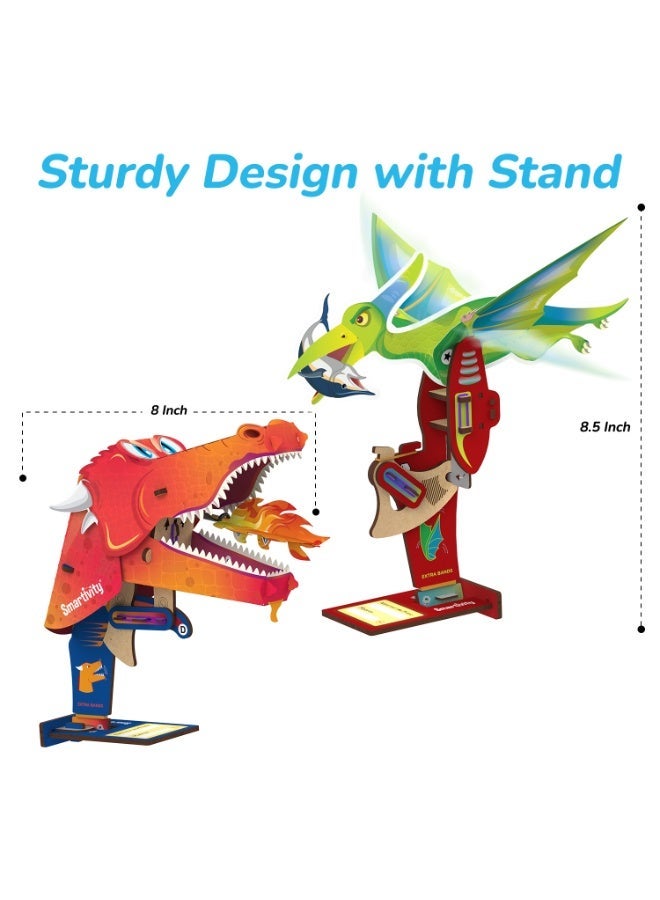 Smartivity Mech Beasts DIY STEM Educational Toy Kit for Kids Age 6+ | Wooden Learning Toy | Build & Play | Gift for Boys & Girls - Image 4