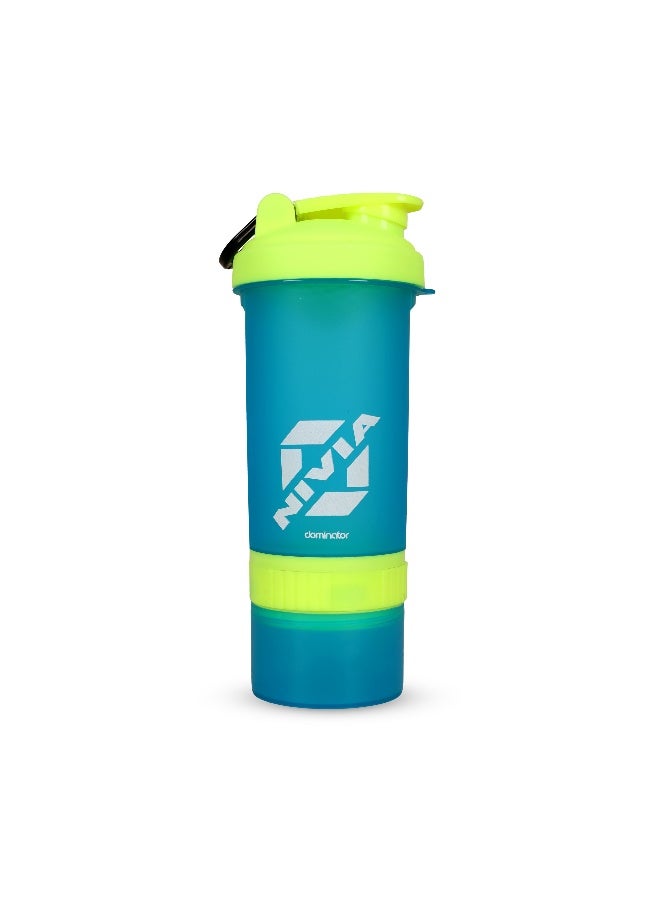 Nivia Dominator 2.0 Plastic Sports Bottle, Lightweight and Easy to use, For Adult 600 ML (Blue) - Image 1