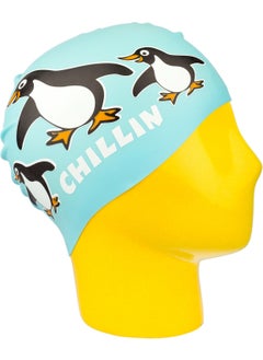 Special Printed Bonnet Penguins Chillin Blue
