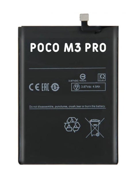 Replacement High Quality Original Battery For Xiaomi Poco M3 Pro Black