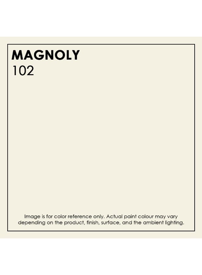 RITVER دهان حائط مائي ممتاز من ريتفر 3.6 لتر، ماغنولي، عديم الرائحة، مقاوم للتنقيط والرش، داخلي، عالي التعتيم، RP-102، تشطيب غير لامع - Image 2