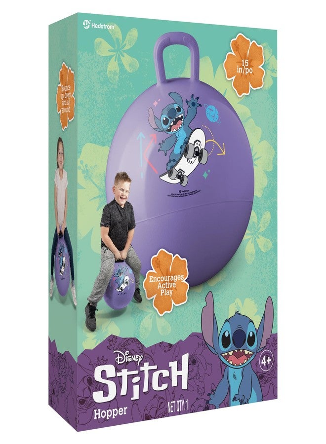 Hedstrom Disney Stitch Hopper Ball, Jumping Ball for Kids, 15 Inch (55-9733) - Image 2
