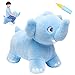 INPANY Bouncy Horse Elephant Hopper Toys Toddler Plush Bouncing Animal Kids Inflatable Ride on Rubber Bouncer Outdoor Birthday Gift for 2 3 4 Yr Boy Girl - Image 2