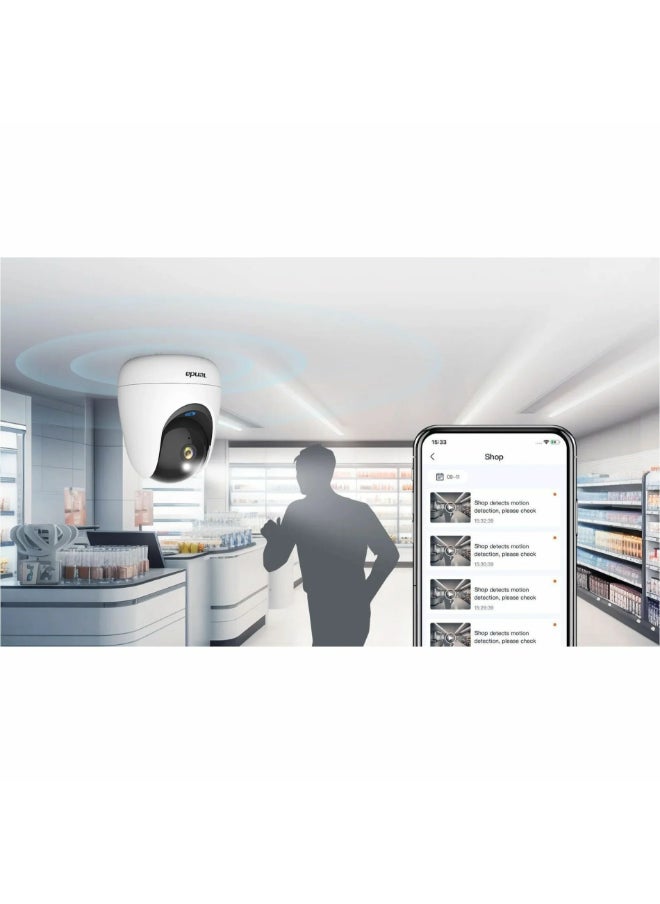 Tenda RP3 Pro AI Security 2K (3MP) Wi-Fi 6 Rotatable Camera, Night Vision, Motion Detection, App Control for Home & Office  - Image 3