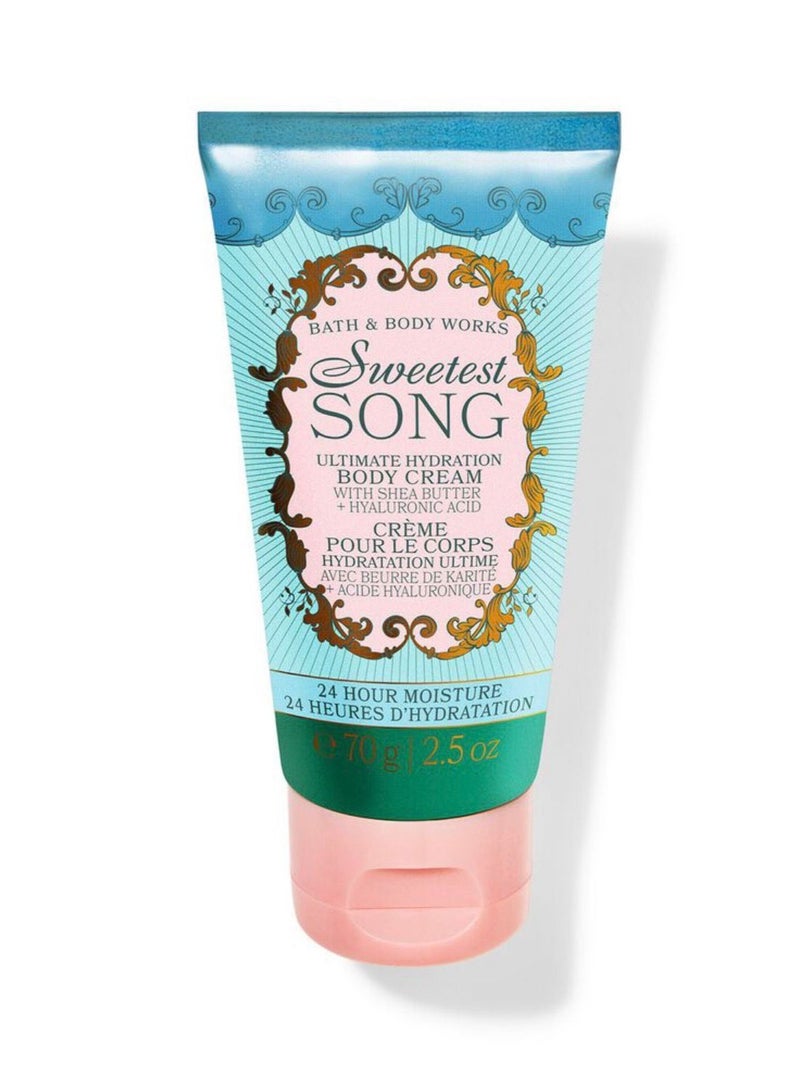 باث آند بودي وركس Sweetest Song Travel Size Body Cream 70g