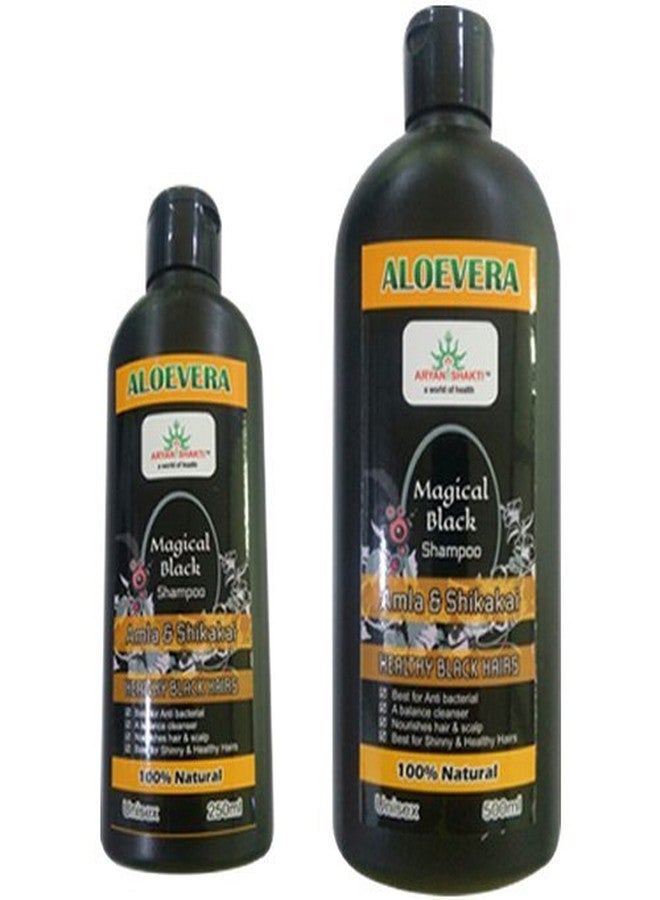 AryanShakti AloeVera Amla Shikakai Magical Black Shampoo 500 ml By AryanShakti - Image 2