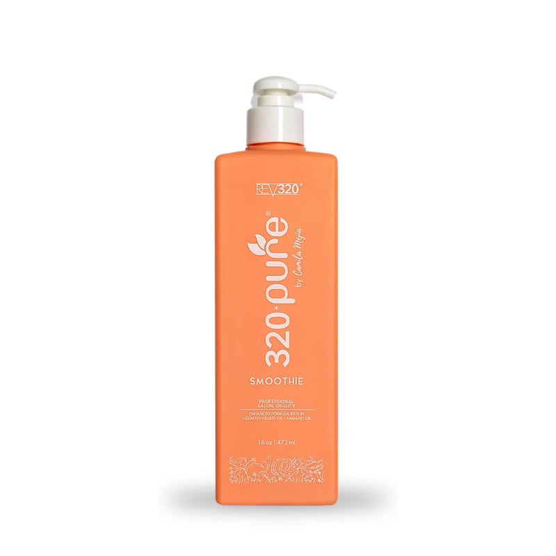 Rev320 320Pure Smoothie Leave In Conditioner 16 oz Pump Bottle, Sulfate Free, Color Safe & Lightweight Formula, Deep Repair Moisturizing Detangler for Frizzy, Curly, Thick, Wavy, Dry & Damaged Hair - Image 1