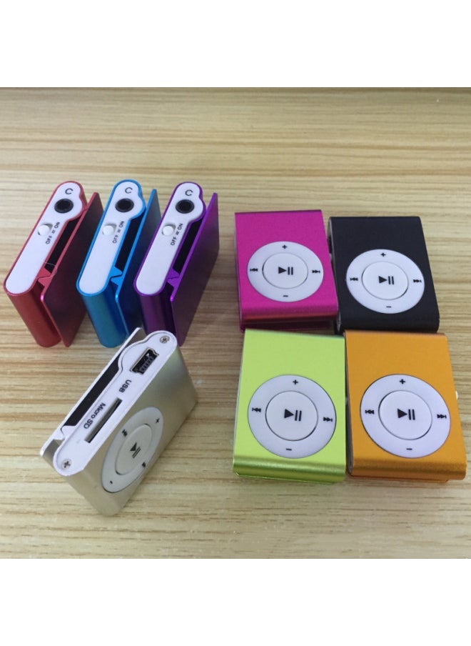 Metal No Screen Clip Card Mp3 Student Walkman MP3 Music Player Sports Gift Color Mp3-Body Color:Pink-Memory Capacity:Card Host Stand-alone Without Accessories (bare Metal) - Image 3