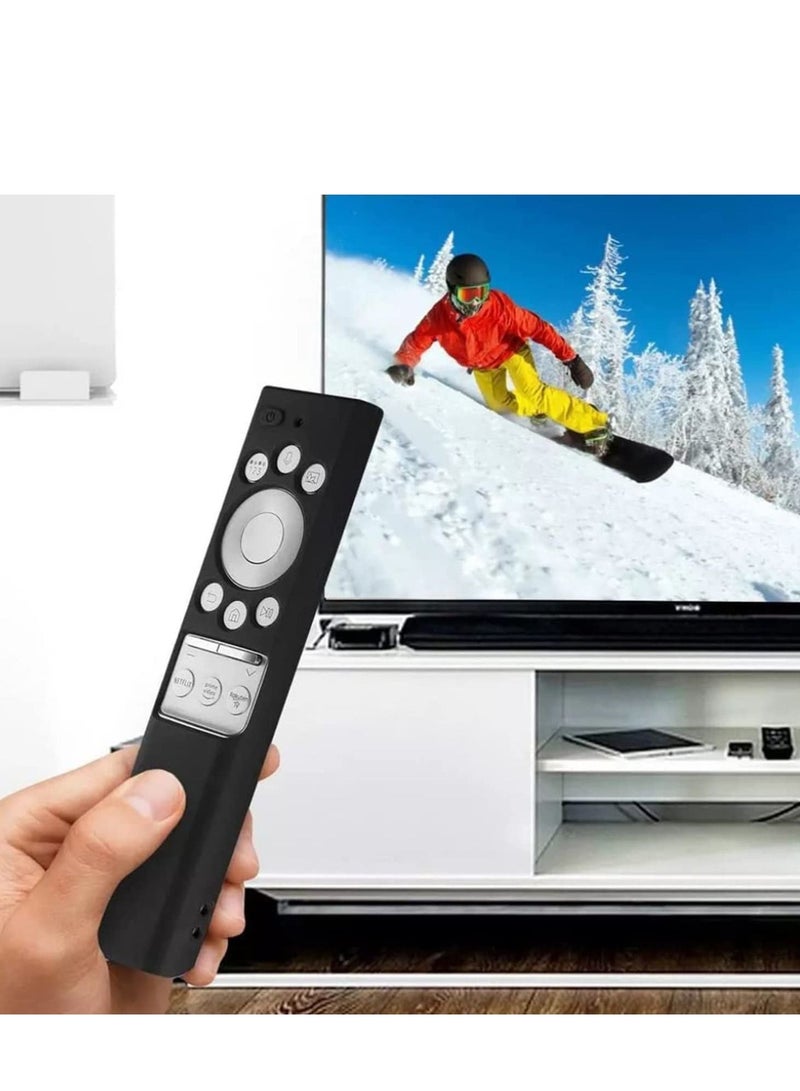 سيوسي جراب واقٍ لغطاء التحكم عن بعد من سامسونج ، سلسلة BN59 للتحكم عن بعد في التلفاز الذكي ، سيليكون مضاد للانزلاق ومقاوم للصدمات من أجل جراب Samsung خفيف الوزن صديق للأطفال (أسود) - Image 2