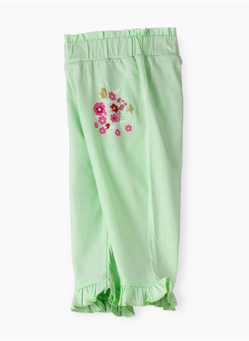 Jelliene Solid knit legging with print  - Image 3