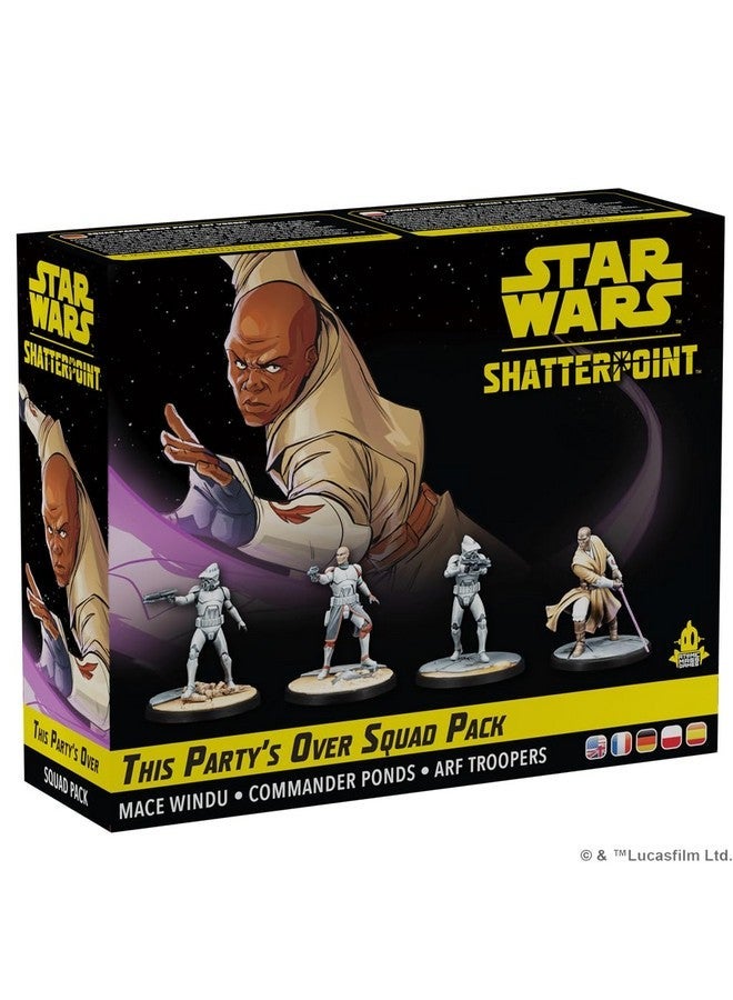 Atomic Mass Games Star Wars Shatterpoint This Party'S Over Squad Pack Tabletop Miniatures Game Strategy Game For Kids And Adults Ages 14+ 2 Players 90 Minute Playtime Made By Atomic Mass Games - Image 2