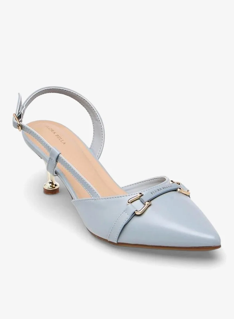 Flora Bella Women Cone Heel Pointed Toe Shoes