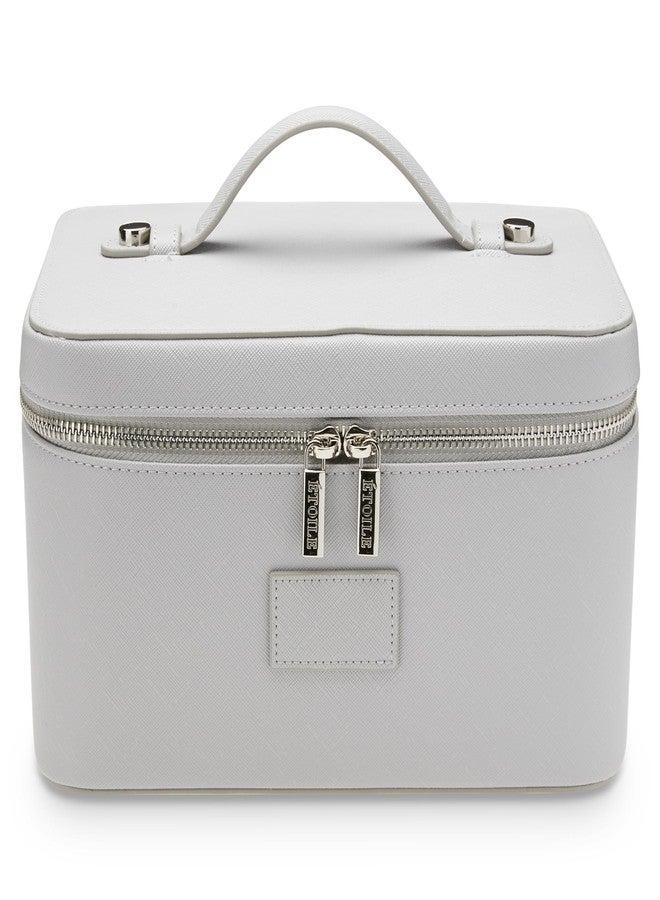 ETOILE إيتوال - حقيبة تجميل رمادية - حقيبة مكياج سفر أنيقة مع فواصل - Image 1