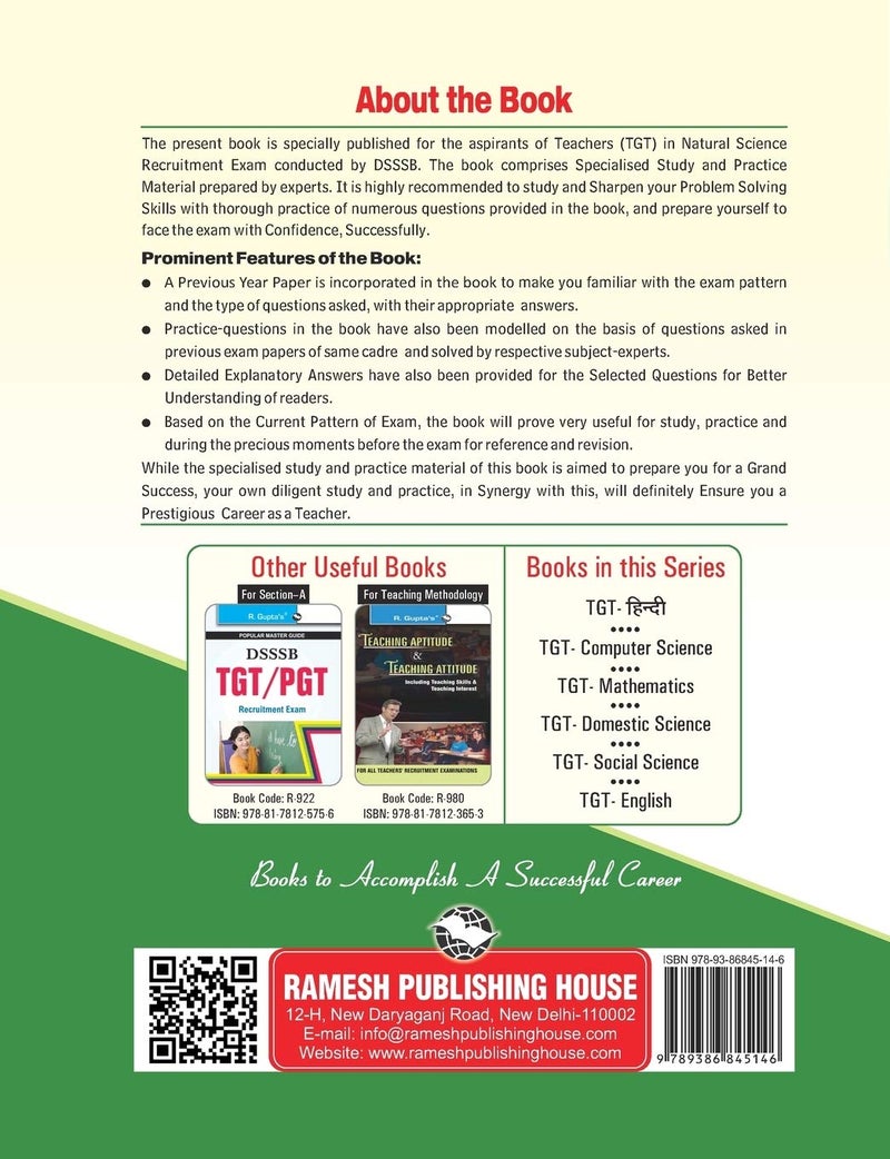 DSSSB: Teachers TGT Natural Science Recruitment Exam Guide  - Image 2