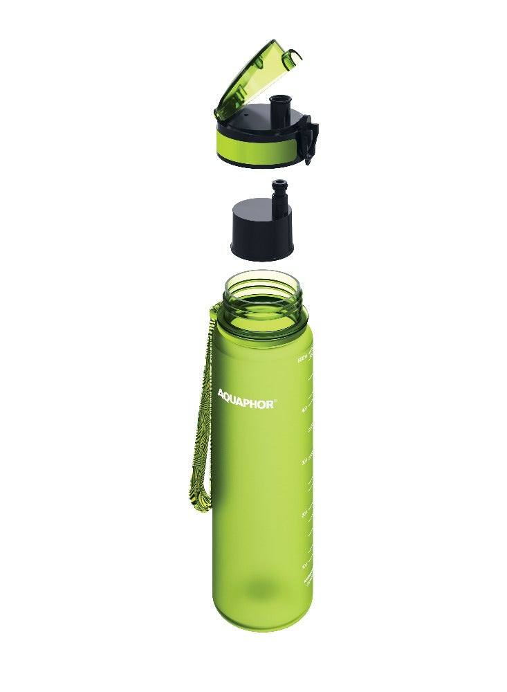 Aquaphor AQUAPHOR City Bottle 500ml, Travel Water Bottle with Activated Carbon Filter, Filters Chlorine & Impurities, Made of Tritan & BPA-Free, Stay Hydrated On the Go - Image 3