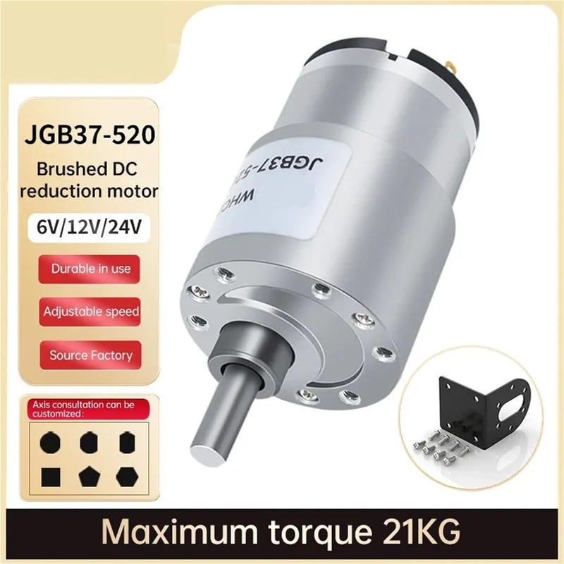 Planetary Reduction Metal Gear DC Brushed Motor 24V 960RPM Adjustable Forward Reverse - Image 3