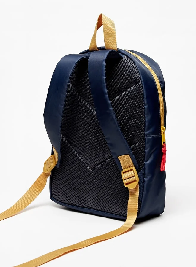 Disney Donald Duck Print Backpack with Adjustable Shoulder Straps