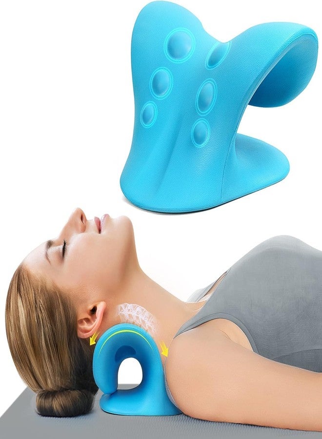 PHYSIO WORLD Ergonomic Memory Foam Neck Cushion for Travel & Home - Soft Support Pillow for Neck Pain Relief, Car, Office & Airplane Use - Image 1