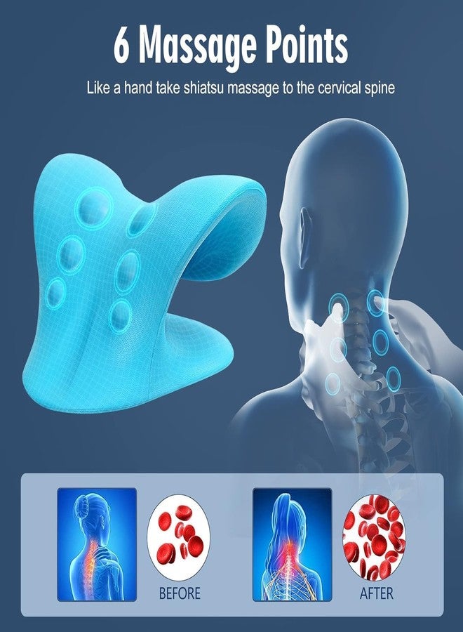 PHYSIO WORLD Ergonomic Memory Foam Neck Cushion for Travel & Home - Soft Support Pillow for Neck Pain Relief, Car, Office & Airplane Use - Image 2