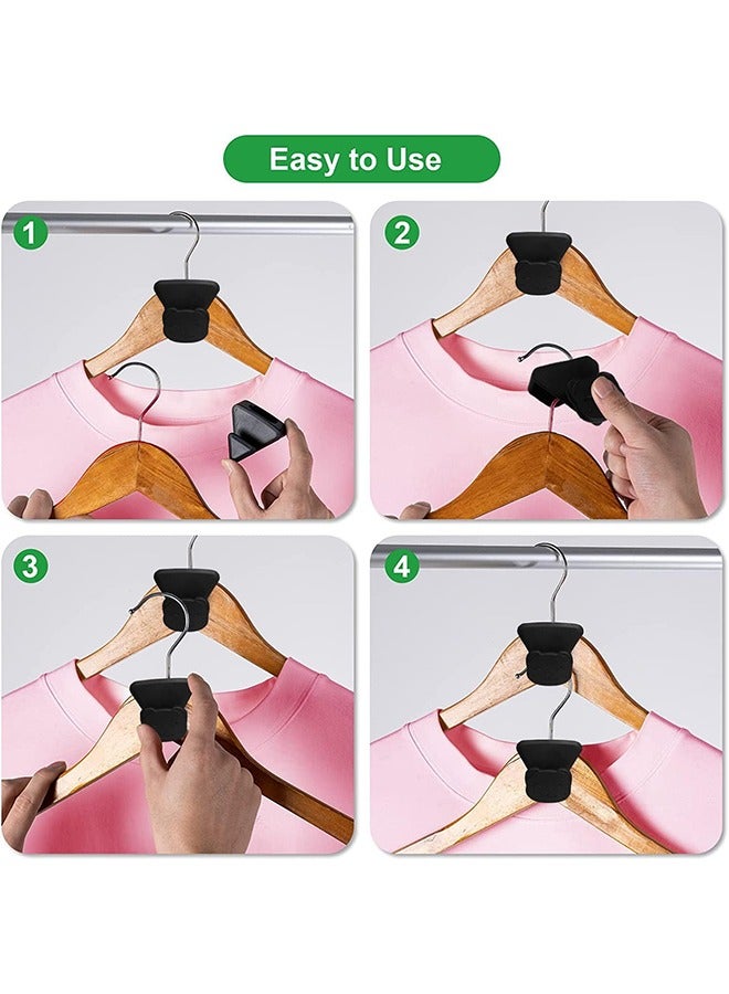 Arabest Space Saving Hanger Hooks, Lovely Bear Shape, 18 Pack, AS-SEEN-ON-TV, Clothes Hanger Connector Hooks to Create Up to 5X More Closet Space, Heavy Duty Cascading Hanger Hooks, Fits All Hangers, Black - Image 5
