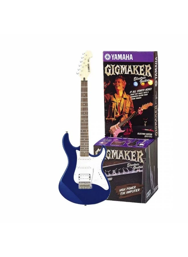 YAMAHA Yamaha EG112GPII Electric Guitar Package - Metallic Blue  - Image 1