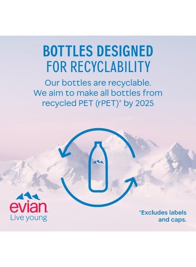 Evian Natural Mineral Drinking Water Bottles 24x500ml - Image 5