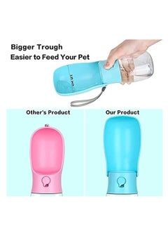 Excefore Dog Water Bottle - Foldable Dog Water Dispenser for Walking, Portable Pet Water Bottle for Travel, BPA Free Water Bottle for Cat, Rabbit,Puppy and Other Animals(10 Oz)  - Image 3