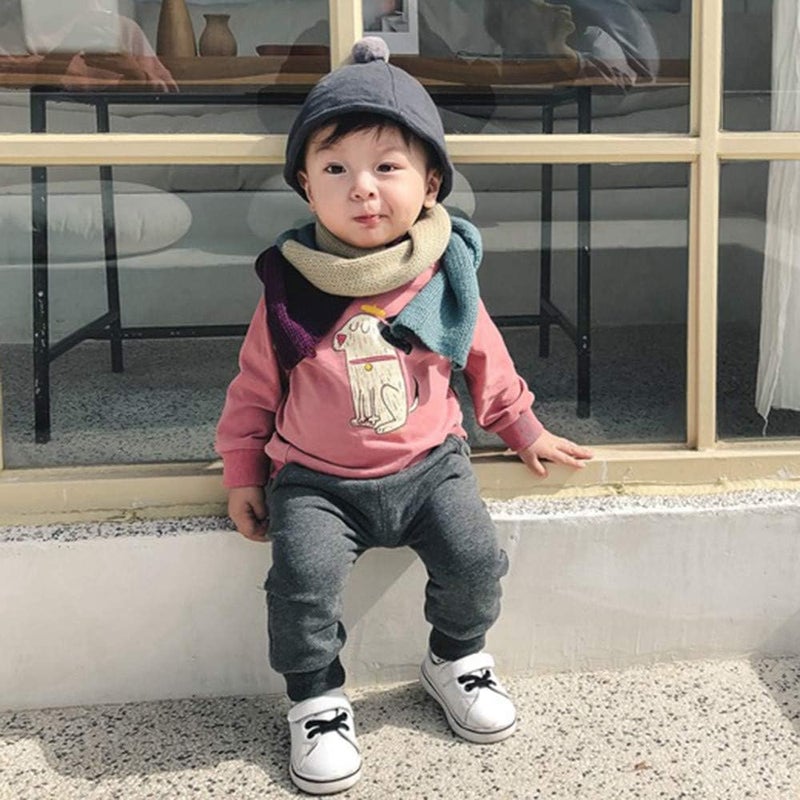 woobles Baby Pants - Toddler Baby Boys Girls Cartoon Monster Trousers Cute Shark Pattern Novelty Sweatpants Newborn Cotton Warm Hip-Hop Harem Trousers Baby Spring Autumn Summer Pants - Image 4