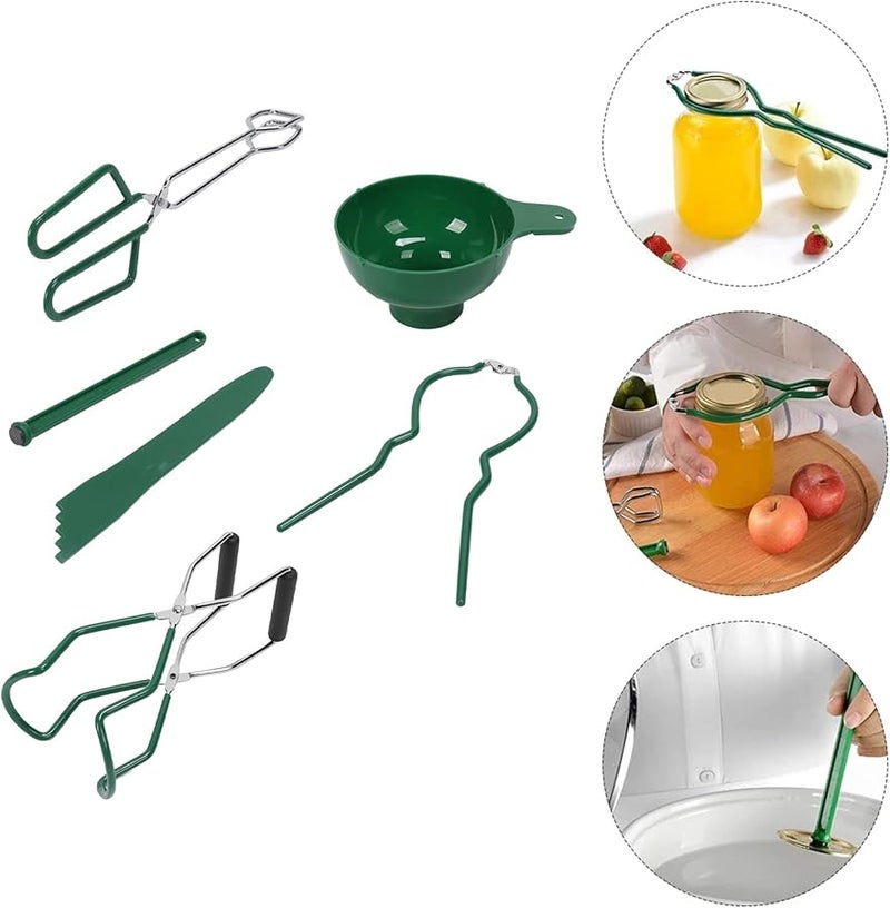 Stainless Steel Canning Kit 6 Pcs Home Preserving Jam Making Starter Set - Image 3