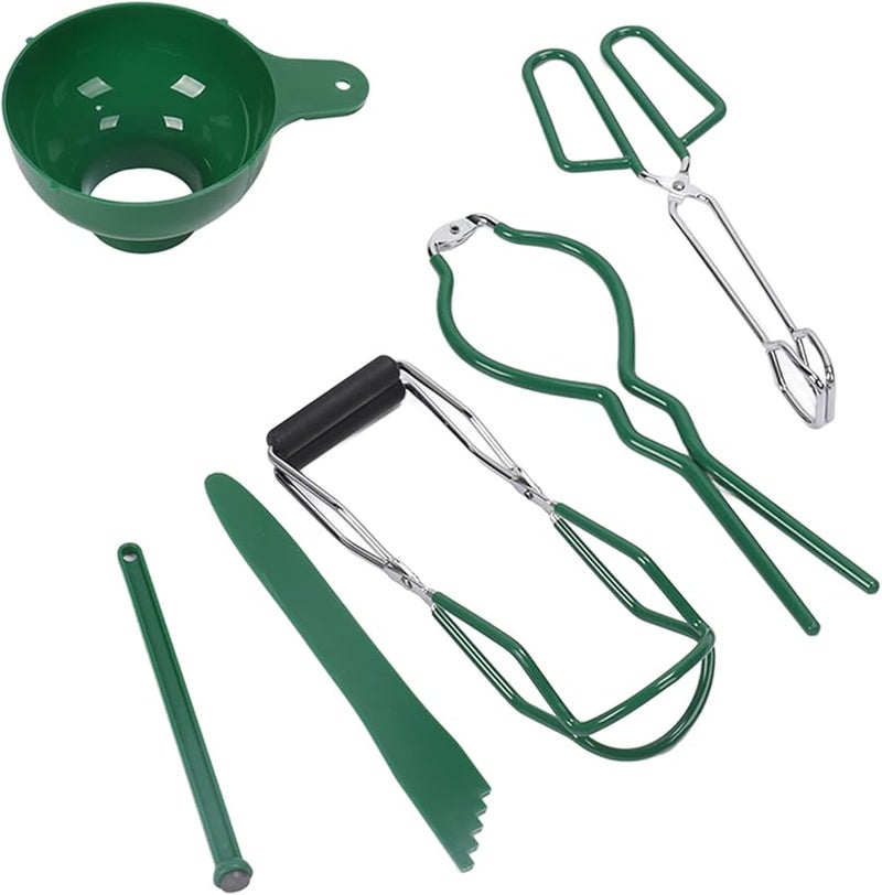 Stainless Steel Canning Kit 6 Pcs Home Preserving Jam Making Starter Set - Image 2