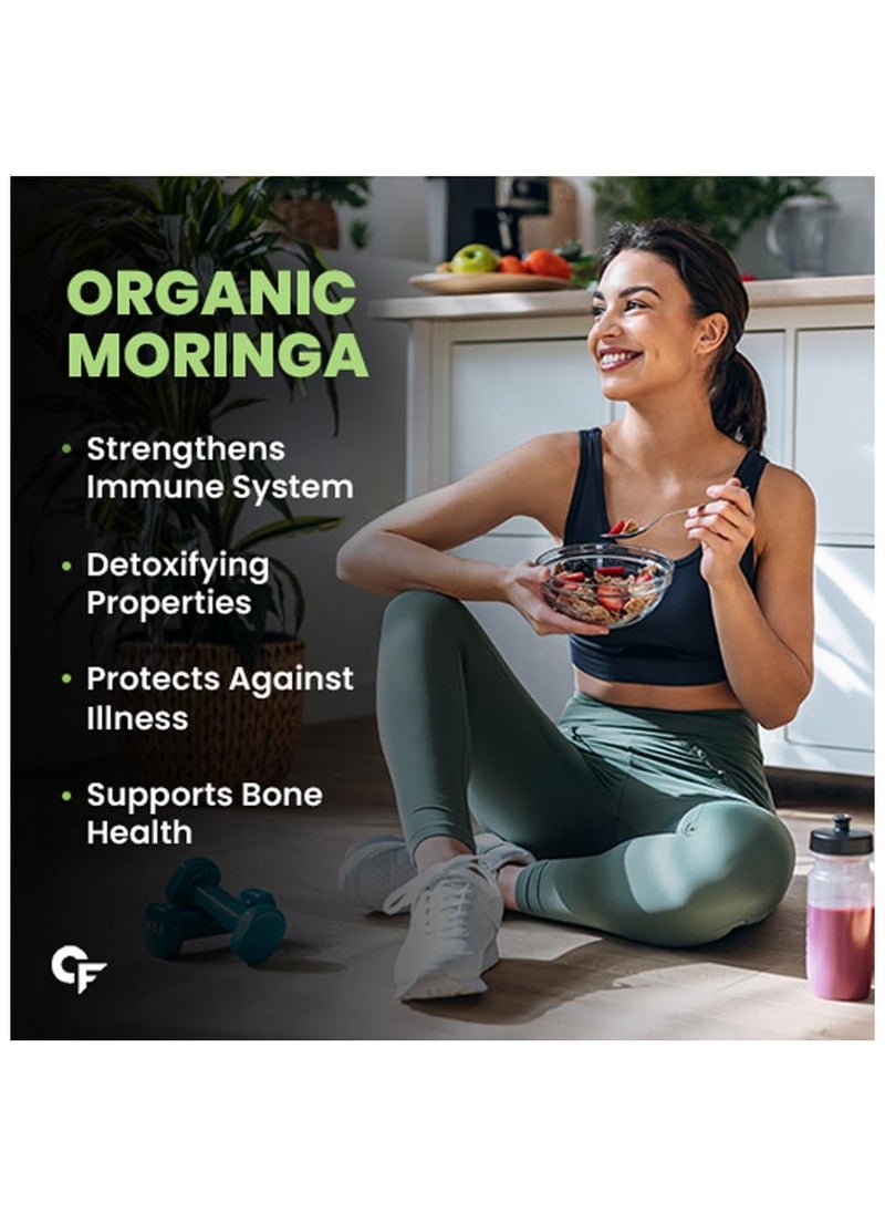 Carbamide Forte 100% Moringa Powder Organic - Moringa Oleifera - USDA Certified Organic Moringa for Immunity, Digestion & Energy - 200g Veg Drumstick Leaves Powder - pzsku/ZB76EDF09C3E6B5508182Z/45/1741082474/5e78b0e7-bb35-4f14-84df-7cc6763e5153