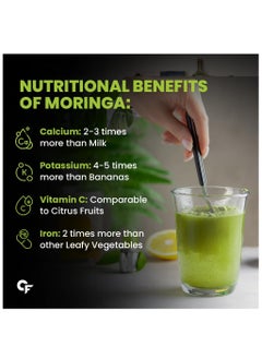 CARBAMIDE FORTE 100% Moringa Powder Organic Moringa Oleifera Usda Certified Organic Moringa 200G Veg Drumstick Leaves Powder  - Image 4