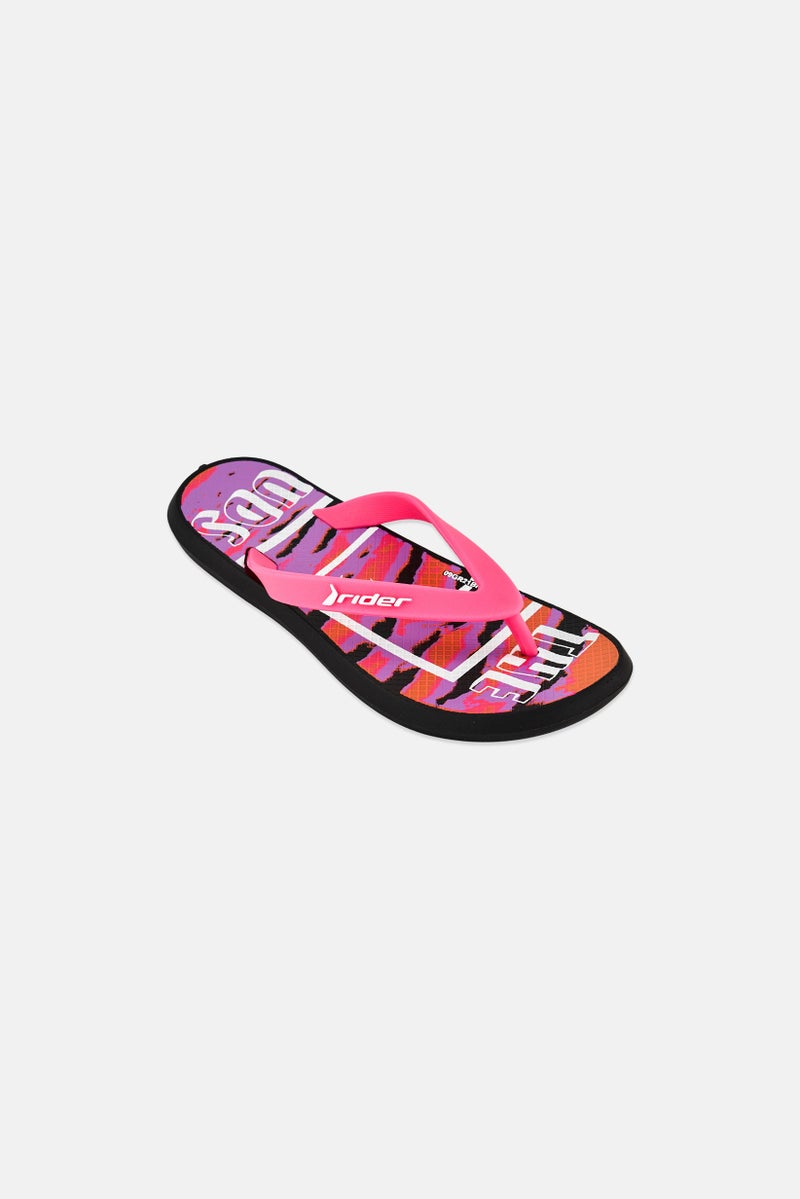RIDER Kids Boy R1 Play Slip On Slipper, Multicolor - Image 1