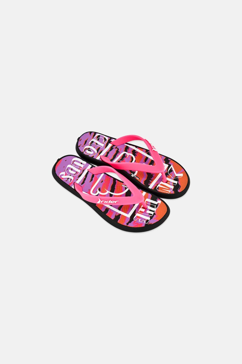 RIDER Kids Boy R1 Play Slip On Slipper, Multicolor - Image 4