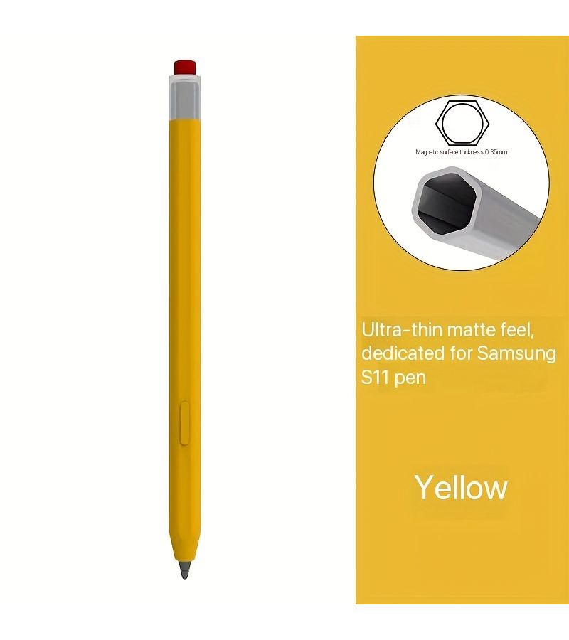 Black Drop Proof Stylus Pen Case For Samsung Galaxy Tab S11 Ultra - Image 5